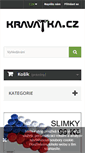Mobile Screenshot of kravatka.cz